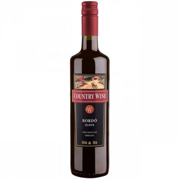 Vinho Country Wine Bordo Suave 750ml