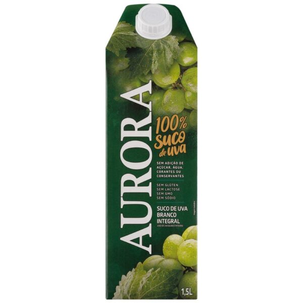 Suco de Uva Integral Aurora Branco 1,5L
