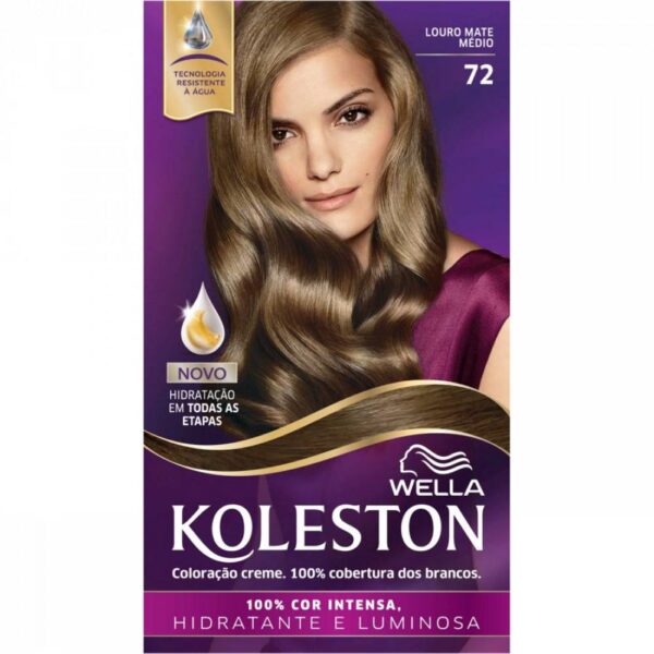 Tintura Koleston Louro Mate Medio 72