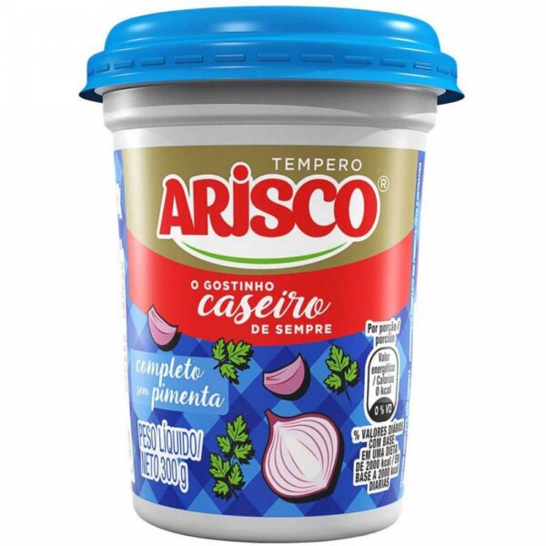 Tempero Arisco Completo sem Pimenta 300G