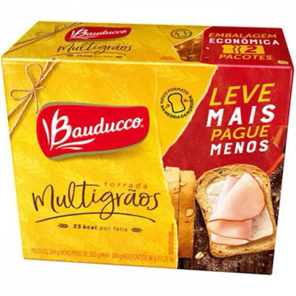 Torrada Bauducco Multigraos 284g