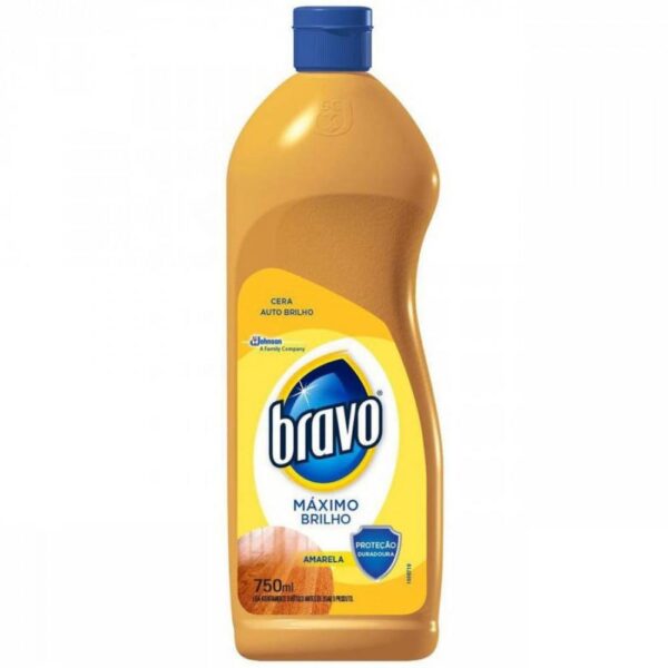 Cera Bravo Flash Amarela 750ml