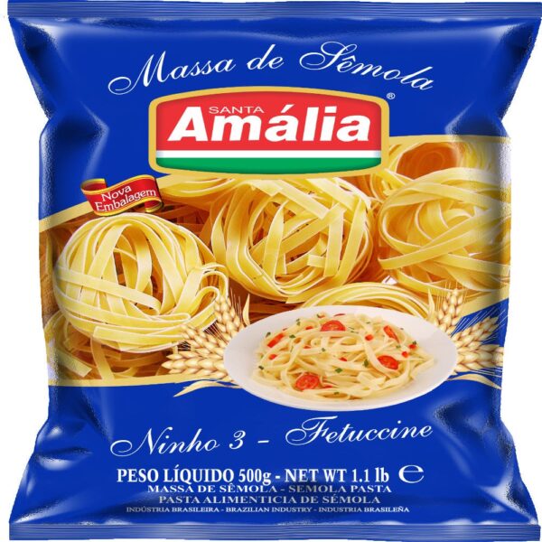 Macarrao Santa Amalia Ovos Ninho 3 500g