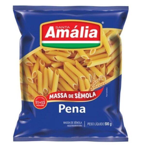 Macarrao Santa Amalia Penne Semola 500g