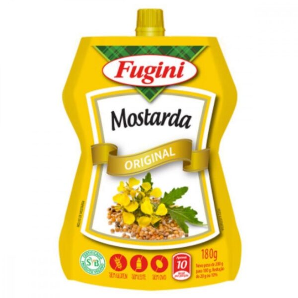 Mostarda Fugini Sache Bico Dosador 180g