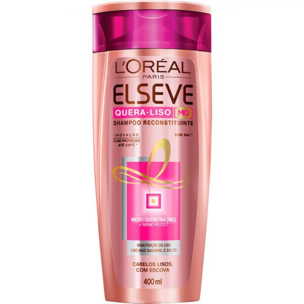 Shampoo Elseve Quera Liso 400ml