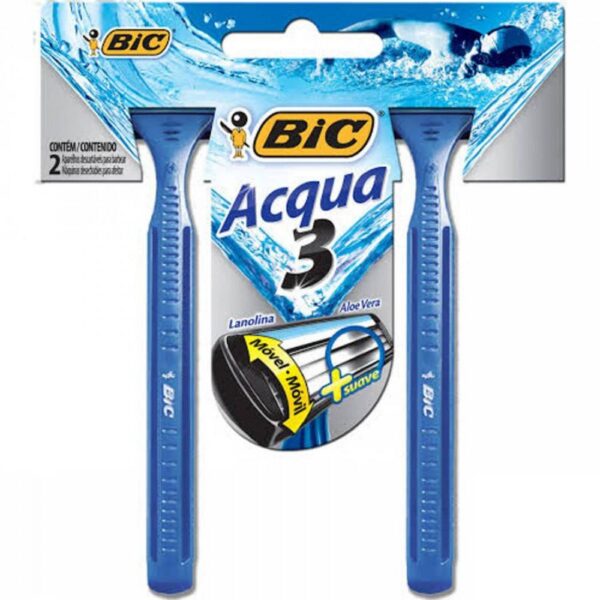 Aparelho de Barbear Bic Aqua 3 2Un