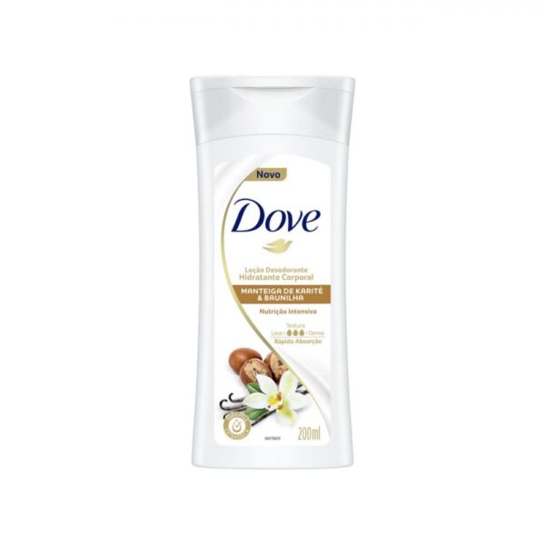Locao Hidratante Dove Manteiga de Karite e Baunilha 200ml