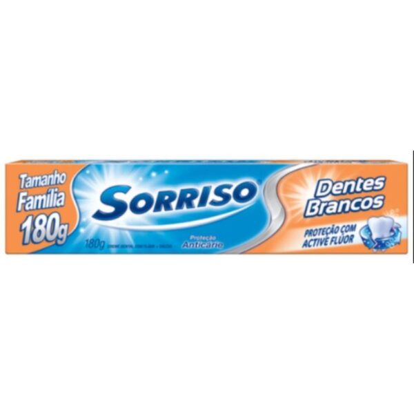 Creme Dental Sorriso Dentes Brancos 180g
