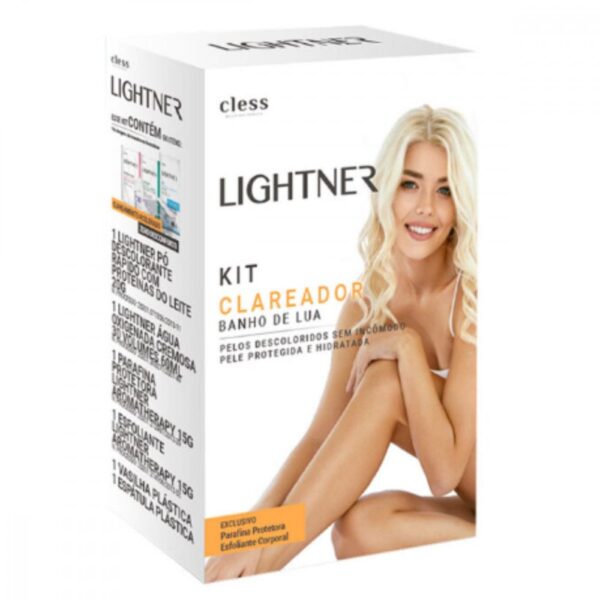 Kit Clareador de Pelos Cless Lightner Banho de Lua 1un