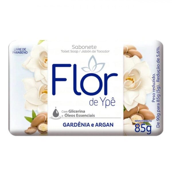 Sabonete em Barra Flor de Ype Gardenia e Argan 85g