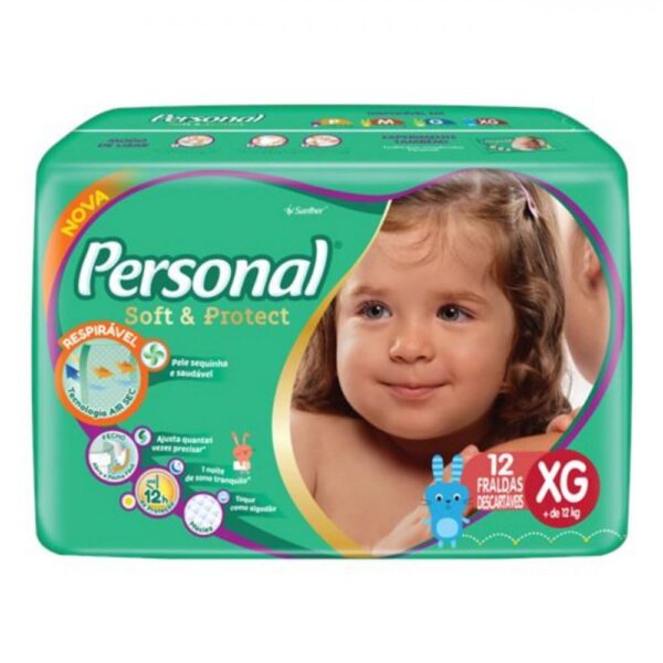 Fralda Personal Baby Jumbinho XG 12un