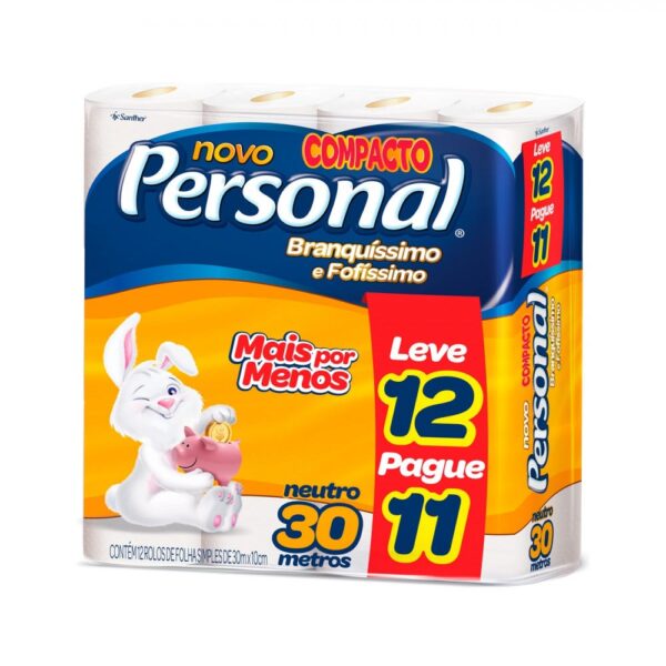 Papel Higienico Personal Neutro 30m Lv 12 Pg 11