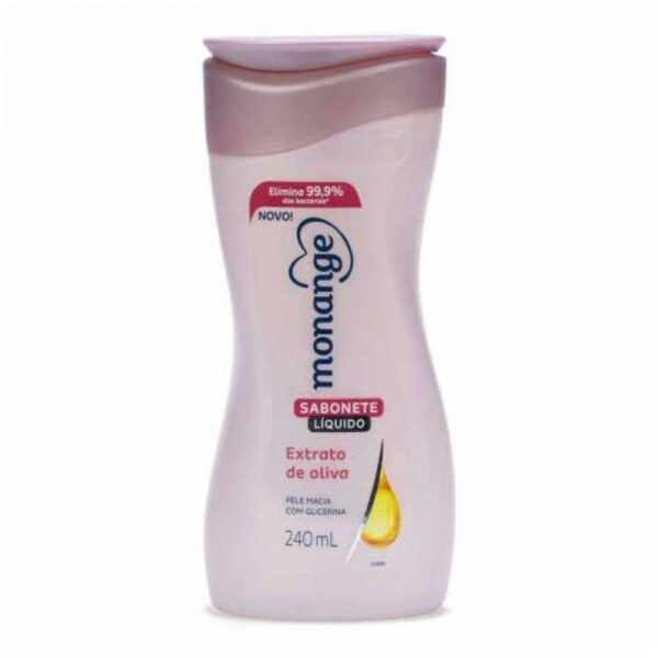 Sabonete Liquido Monange Extrato de Oliva 240ml