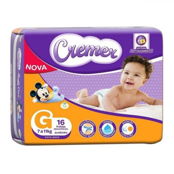 Fralda Cremer Jumbinho G 16un