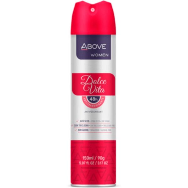Desodorante Above Aerosol Dolce Vita 150ml