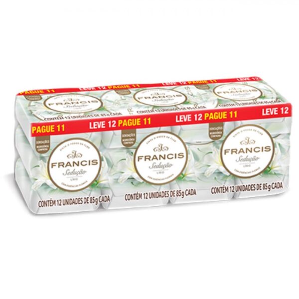 Pack Sabonete Francis Classico Rosas Versailles 12un x 90g